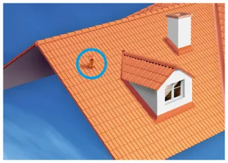 Ventilatie dakknoop
